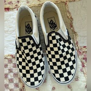Vans Checkered Slip Ons